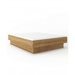 Łóżko drewniane z pojemnikiem Forte Lite